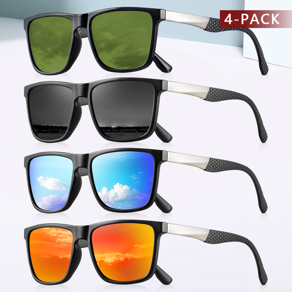 CRIXALIS 4Pcs Polarized Sungla - đánh giá và giá Fishing Sunglasses Polarized