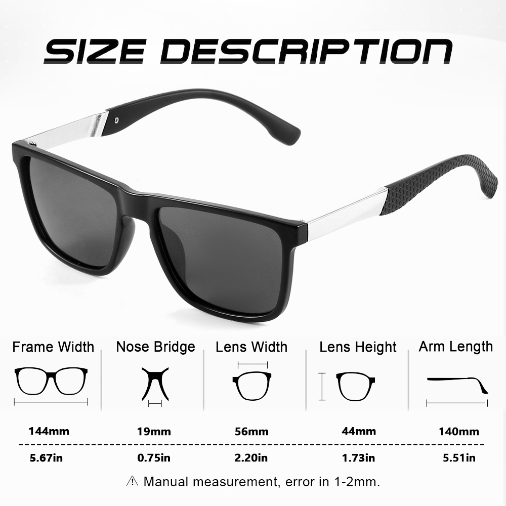 CRIXALIS 4Pcs Polarized Sungla - đánh giá và giá Fishing Sunglasses Polarized