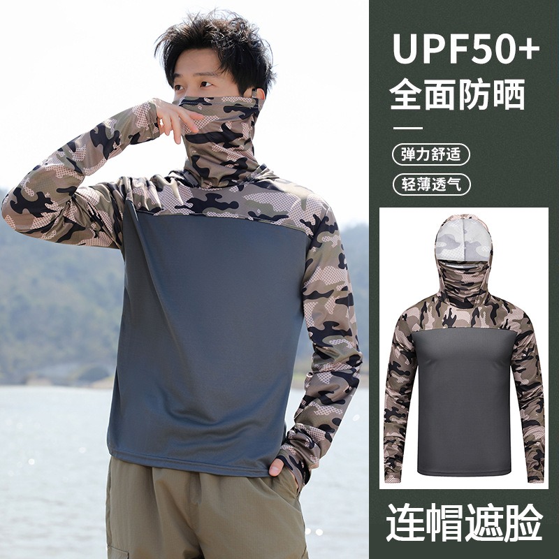 Fishing Shirt Hooded Men Sunsc - đánh giá và giá Fishing Shirt Uv Protection
