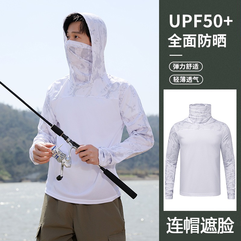 Fishing Shirt Hooded Men Sunsc - đánh giá và giá Fishing Shirt Uv Protection