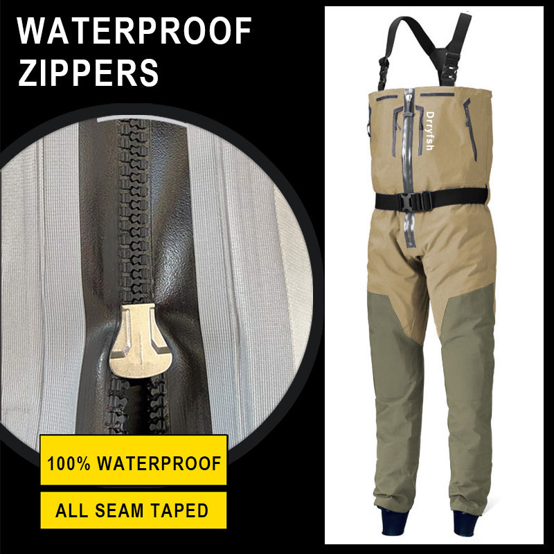 Zippered Waterproof Wader With - đánh giá và giá Fishing Waders