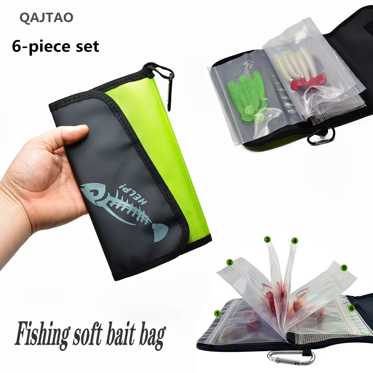 QAJTAO Luya Fake Bait Bag Soft - đánh giá và giá Fishing Bag Waterproof
