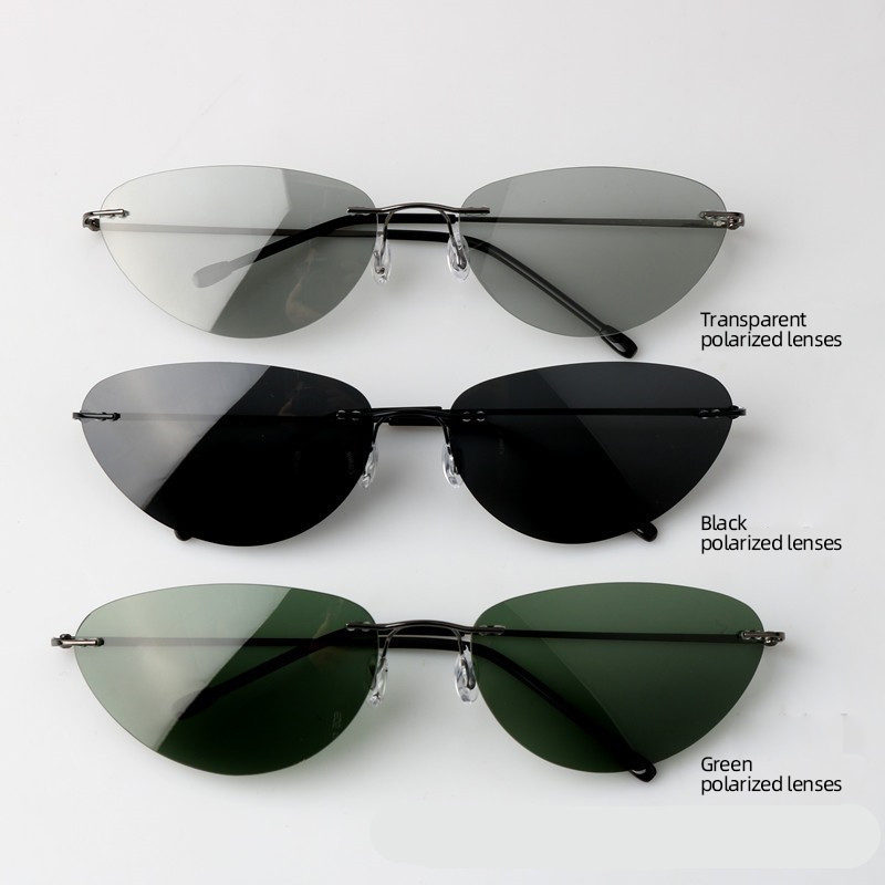 Fashion Rimless Sunglasses, Ca - đánh giá và giá Fishing Sunglasses Polarized