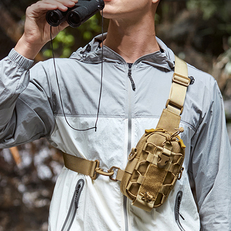 Tactical Sling Front Chest Bag - đánh giá và giá Fishing Belt